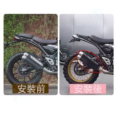 scrambler400X防燙蓋 凱旋400X排氣管防燙蓋3