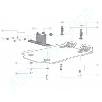 BMWR18下護板 R18護板 R18護網 R18底盤護板3