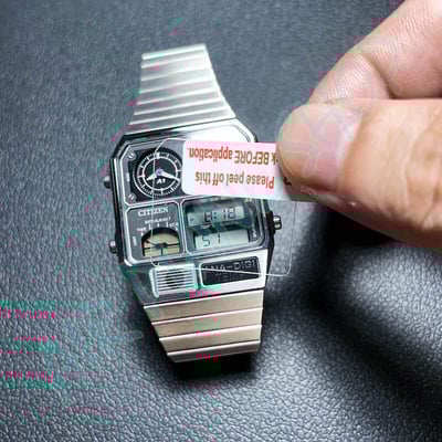 CITIZEN Ana-Digi Temp保護貼 星辰玻璃貼 星辰保護貼1