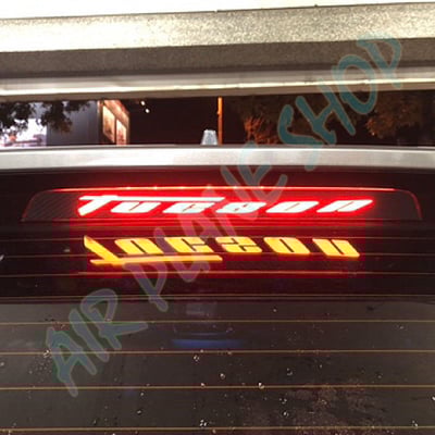 TUCSON第三剎車燈貼 碳纖維 飾貼 第三剎車燈貼 碳纖維 飾貼2