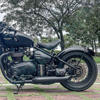 凱旋Bobber開孔側蓋 Bobber護蓋 Bobber鰭片 Speedmaster側蓋2