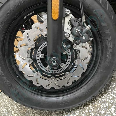 凱旋310mm浮動碟盤 T120浪花碟盤 T100碟盤  Streettwin Speedtwin bobber碟盤5