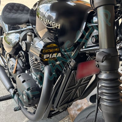 凱旋霧燈支架 bobber霧燈保桿 t120 t100 scrambler speed thruxton1