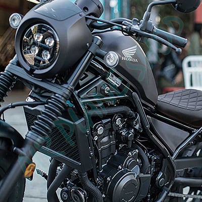 Rebel500前避震套  Rebel前叉套 Rebel黑化2