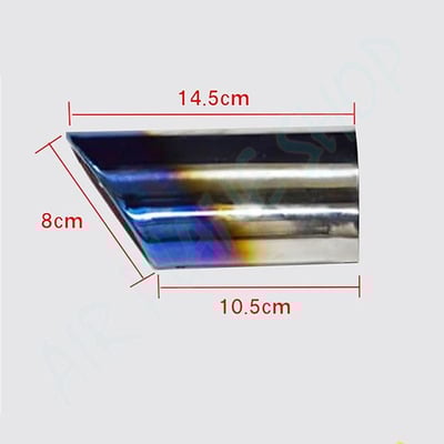 MX-5 MX5斜口尾飾管 尾管 尾喉  碳纖維 雙尾管排氣5