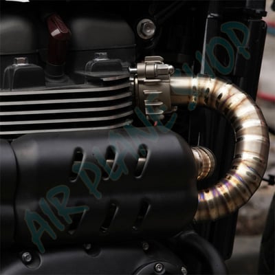 凱旋Scrambler900前段H派 鈦合金 Scrambler1200取消觸媒前段1