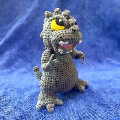 godzilla哥吉拉鑰匙圈 哥吉拉吊飾 手工編織 客製化禮物4