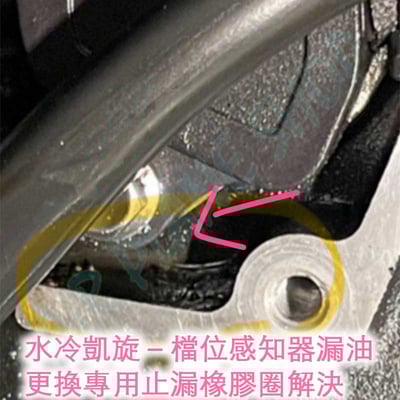 凱旋漏油 檔位感知器橡膠 triumph漏油4