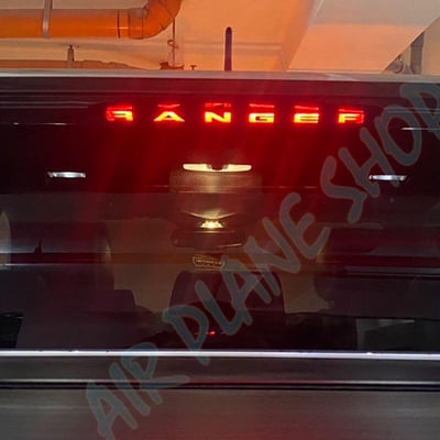 RANGER第三剎車燈貼 碳纖維 飾貼1
