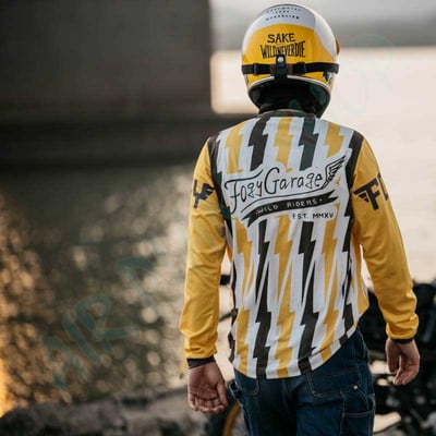 越野防賽車衣 長袖車衣 滑衣 機車衣 摩托車衣 復古車衣1