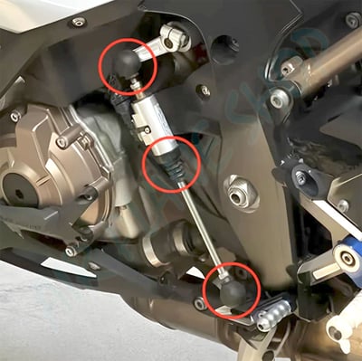 F750/850/F900/S1000/K1600打擋桿橡膠 打擋桿防塵套    BMW重機球型關節橡膠套5