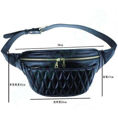 復古真皮菱格紋皮革包 摩托車側背包 重機包 復古側背包4