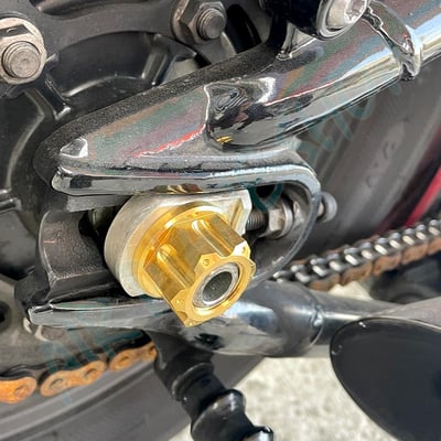 凱旋鈦合金後輪軸心螺母 bobber t100 t120 streettwin speebtwin scrambler1