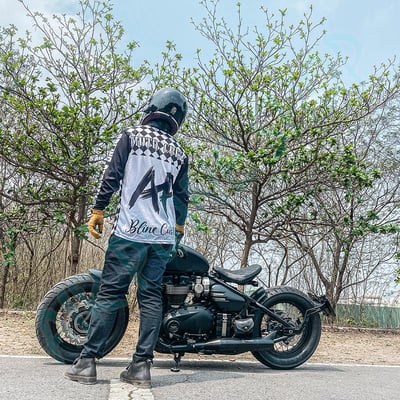 防曬車衣 長袖車衣 滑衣 機車衣 摩托車衣 箭頭復古車衣  釣魚防曬9