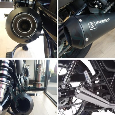 凱旋t100排氣管 t120排氣管 西班牙IXIL IRONHEAD4