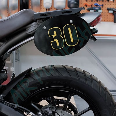 凱旋400車牌號 凱旋speed400牌架 凱旋Scrambler400數字牌1