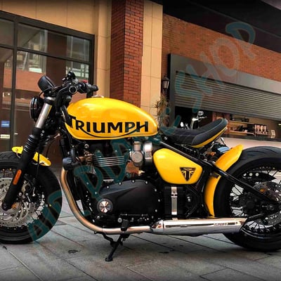 凱旋Bobber手工短土除 Bobber短擋泥板 Bobber土除   Bobber擋泥板5