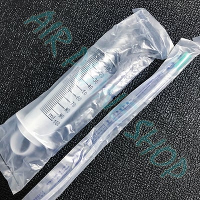 DIY齒輪油換油 大容量針筒送軟管 注膠 液體分裝 抽真空 墨水 注墨5