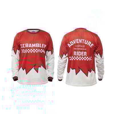 越野防賽車衣 長袖車衣 滑衣 機車衣 摩托車衣 復古車衣11