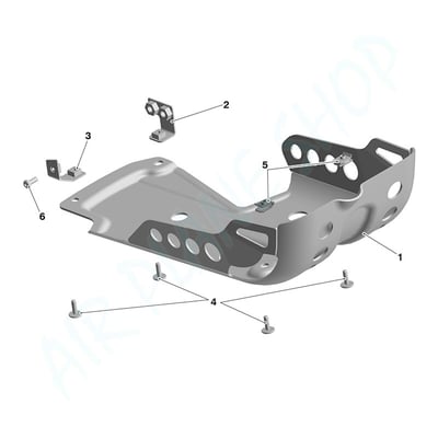 street scrambler900原廠下護板2