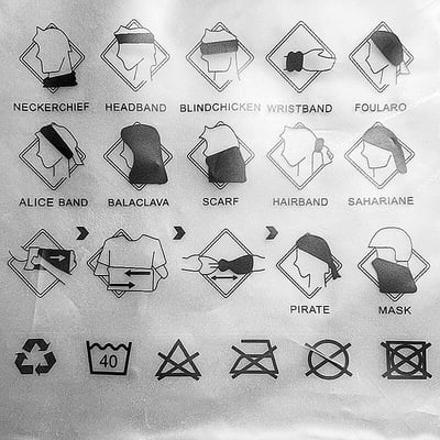 機車口罩 安全帽頭套 騎車防曬 防蟲 騎士面罩 頭巾 面罩 魔術頭巾 Coolmax9
