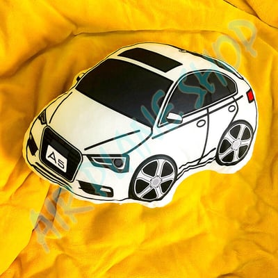 AUDI造型抱枕 奧迪抱枕 A5 A3枕頭 造型抱枕 訂製3