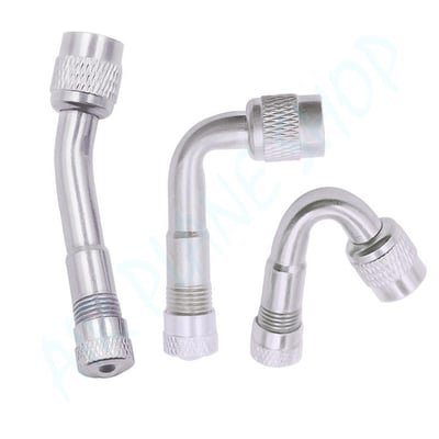 氣嘴轉接 L型氣嘴 美式氣嘴 黃銅氣嘴 機車打氣轉接 腳踏車氣嘴8