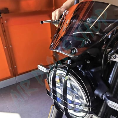 海絲瓜白箭擋風鏡 黑箭風擋 401擋風 Husqvarna大燈4