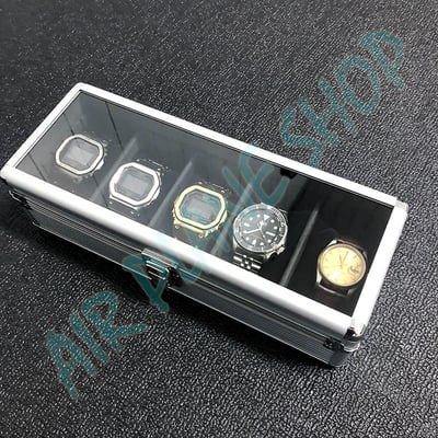 錶盒 鋁手錶盒 保險箱 行李箱風格 鋁合金1