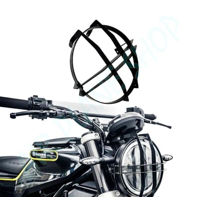 海絲瓜白箭大燈網 黑箭大燈罩 401大燈 Husqvarna大燈1