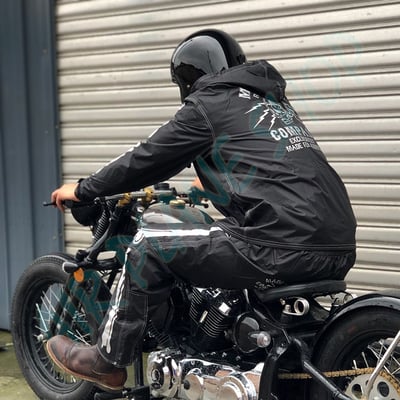 兩截式雨衣 復古擋車 兩截式雨衣 分截式雨衣 防水外套6