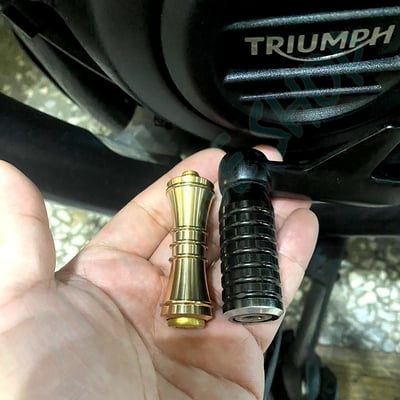 凱旋黃銅造型打擋桿streettwin speedtwin Bobber T100 T120  黃銅排檔桿7