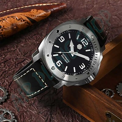 sanmartin 聖馬丁沛納海 機械錶 全金屬潛水錶 小沛 復古潛水錶1