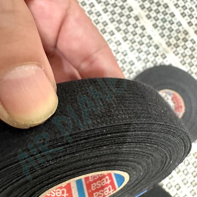 tesa51618德莎降噪電火布 防摩擦絕緣膠帶 絨布膠帶3