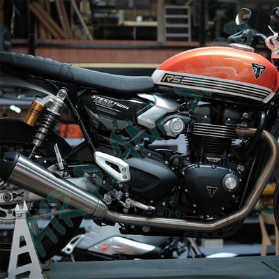 Thruxton1200排氣管前中段 XL派 H派 凱旋觸媒speed twin1200 SP12002