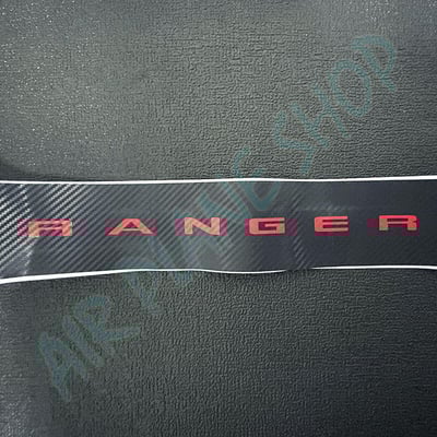 RANGER第三剎車燈貼 碳纖維 飾貼3