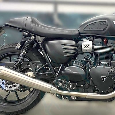 凱旋StreetTwin開孔側蓋 StreetCup護蓋 SpeedTwin鰭片 Scrambler側蓋1