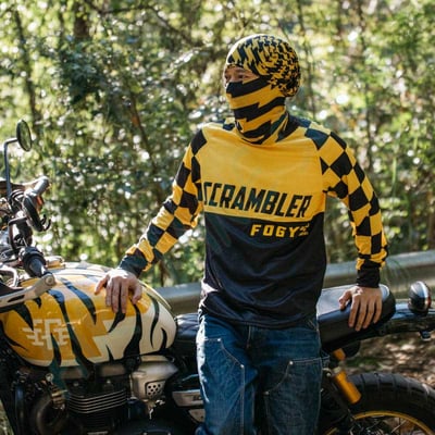 越野防賽車衣 長袖車衣 滑衣 機車衣 摩托車衣 復古車衣5