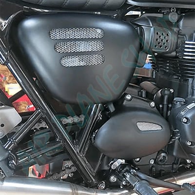 凱旋t100開孔側蓋 t120護蓋 streetTwin鰭片 t120側蓋1