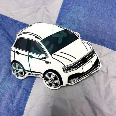 tiguan抱枕 福斯枕頭 tiguan造型抱枕 訂製2