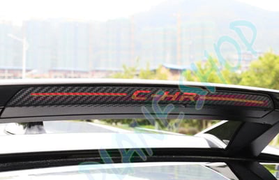 chr第三剎車燈貼 CHR碳纖維貼2