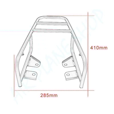 海絲瓜白箭後貨架 黑箭貨架 後扶手 鋁箱 後箱 401 Husqvarna3