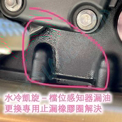 凱旋漏油 檔位感知器橡膠 triumph漏油5