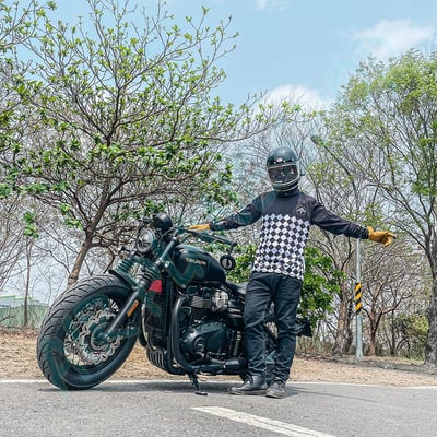 防曬車衣 長袖車衣 滑衣 機車衣 摩托車衣 箭頭復古車衣  釣魚防曬2