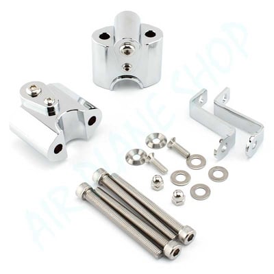 R18增高 R18手把加高座 BMWR18改装 R18握把加高把手4