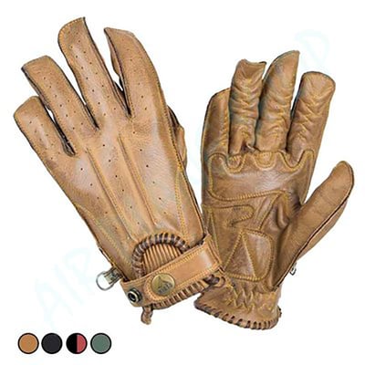 復古真皮手套 機車皮革夏季手套 復古手套 黃色真皮手套 白色真皮手套 黑色真皮手套 摩托車手套 機車手套5
