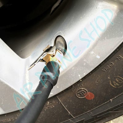 快速 充氣 打氣 轉接頭   小米 米其林  打氣機 螺紋 夾式4