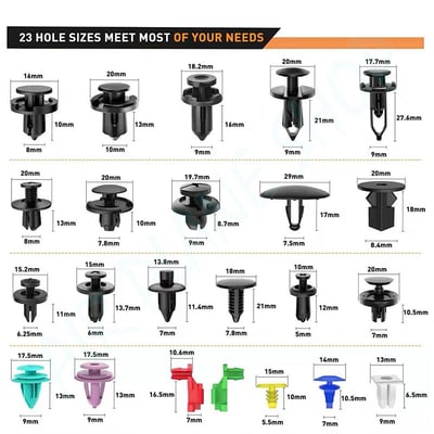 680卡扣塑膠扣 汽車用塑膠扣 汽車配件車用卡扣 用於汽車裝飾 汽車卡扣 門板扣 塑膠螺絲7