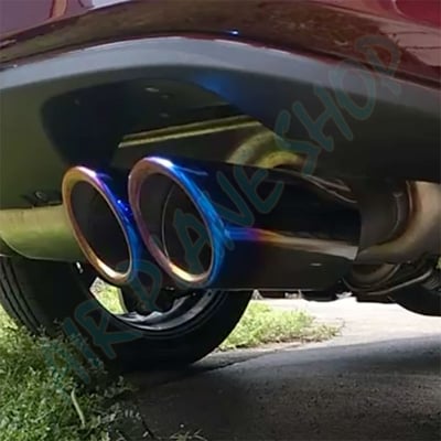 MX-5 MX5斜口尾飾管 尾管 尾喉  碳纖維 雙尾管排氣6