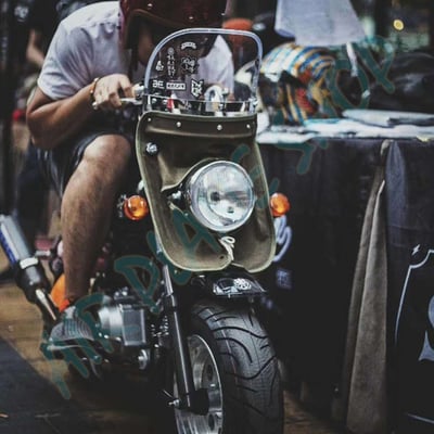 monkey擋風罩 金旺擋風 擋車車擋風罩 凱旋擋風 金旺擋風 野狼 supercub擋風 復古擋風罩1